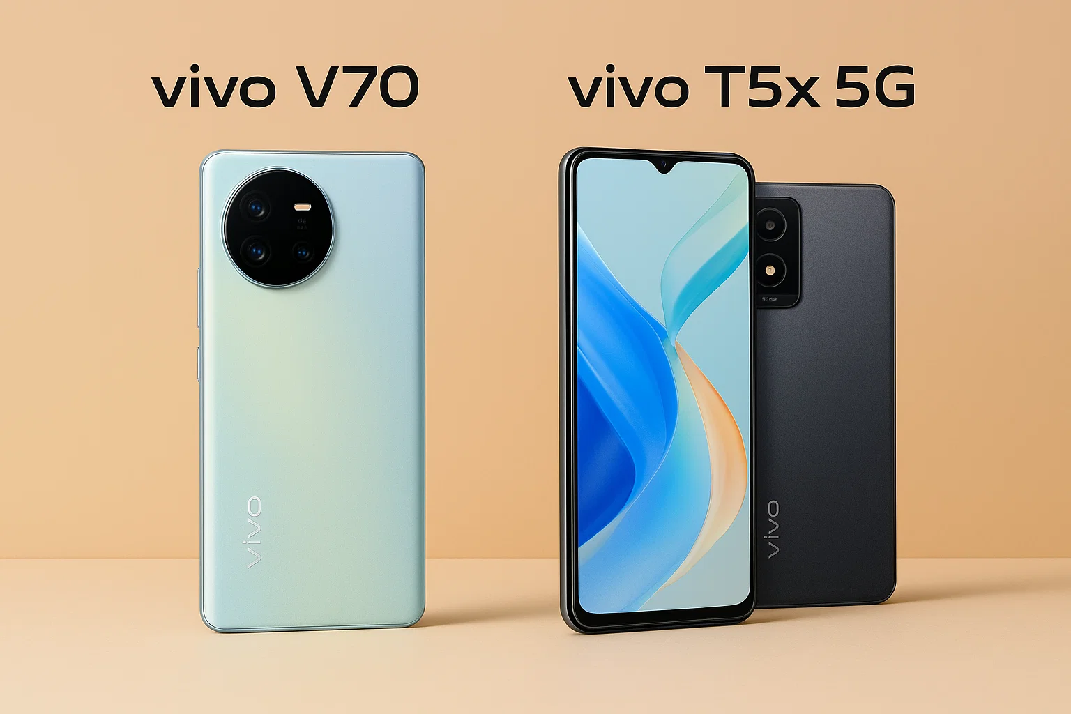 Vivo V70 and Vivo T5x 5G